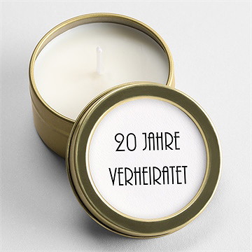Kerze Hochzeitsjubiläum Love-Stories