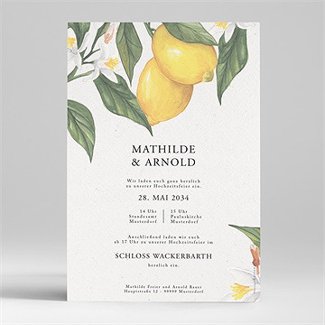 Hochzeitseinladung zitronenflair - vue 2