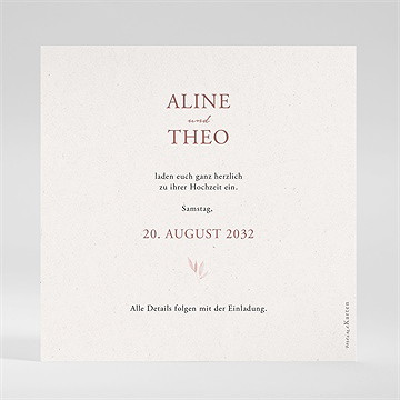 Save The Date Karte Böhmische Poesie - vue 2