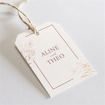 Geschenkanhänger Hochzeit Böhmische poesie