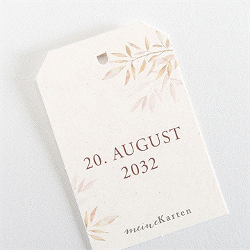 Geschenkanhänger Hochzeit Böhmische Poesie - vue 3