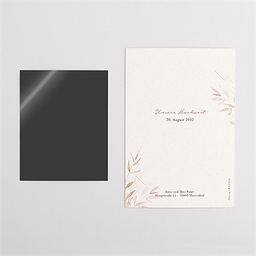 Dankeskarte Hochzeit böhmische poesie - duo - vue 5