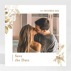 Save the Date Karte herbstliche zartheit - magnet