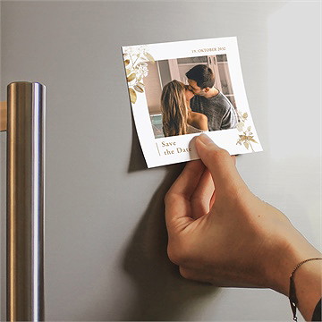 Save the Date Karte herbstliche zartheit - magnet - vue 2