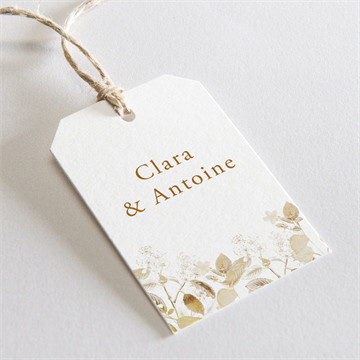 Geschenkanhänger Hochzeit Herbstliche zartheit - magnet