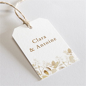 Geschenkanhänger Hochzeit herbstliche zartheit