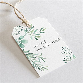Geschenkanhänger Hochzeit landluft