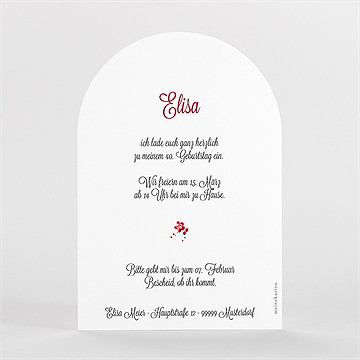 Geburtstagseinladung 40 Frühlingsgefühle - vue 2