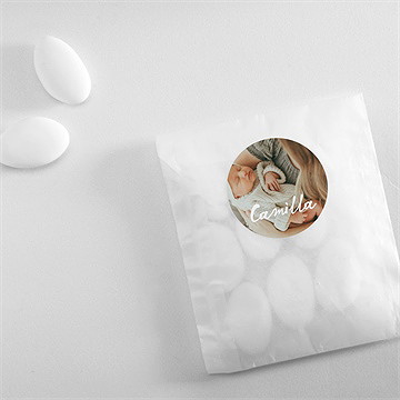 Sticker Geburt karomuster - vue 4