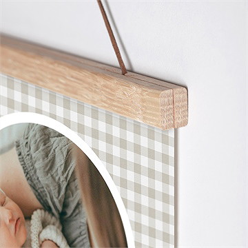 Geburtsposter Karomuster - vue 3