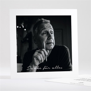 Vorder- und Rückseite - Quadrat