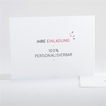 Geburtstagseinladung blanco 14,5x10,5cm (n15170)