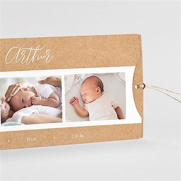 Geburtskarte symmetrie - etui