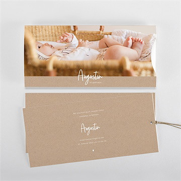 Geburtskarte moderne piktogramme - etui - vue 3