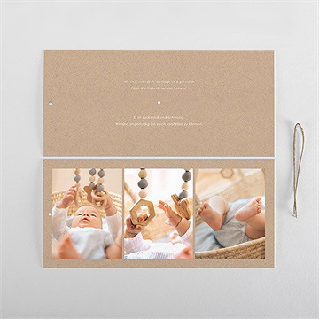 Geburtskarte moderne piktogramme - etui - vue 5