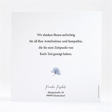 Trauerdanksagung Gegenwart & Erinnerung-Gold - vue 3