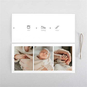 Geburtskarte unsere große freude - etui - vue 5