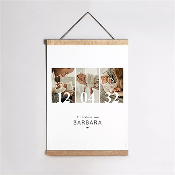 Geburtsposter Unsere Große Freude