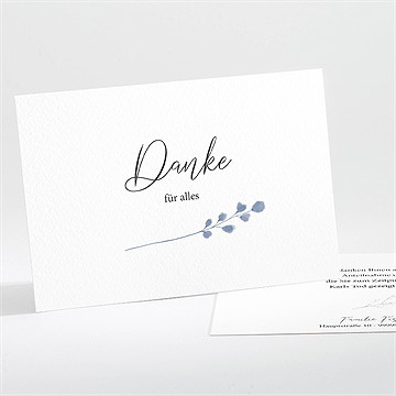 Trauerdanksagung Gegenwart & Erinnerung-Quer