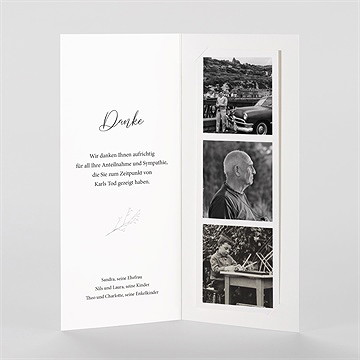 Trauerdanksagung Gegenwart & Erinnerung-Foto - vue 2