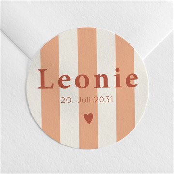 Sticker Geburt Streifen - etui