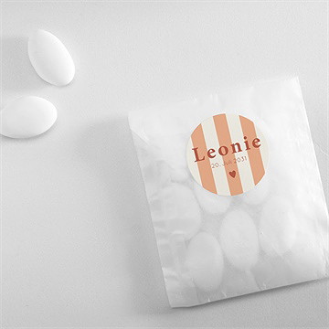 Sticker Geburt streifen - vue 4