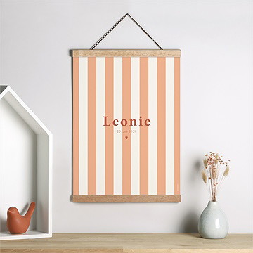 Geburtsposter Streifen - vue 2