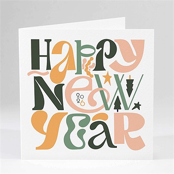 Weihnachtskarte new year