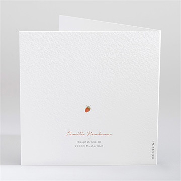 Geburtskarte fruchtige erdbeeren - vue 3