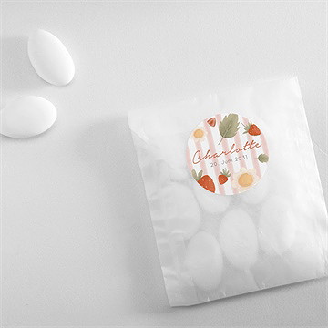 Sticker Geburt fruchtige erdbeeren - vue 4