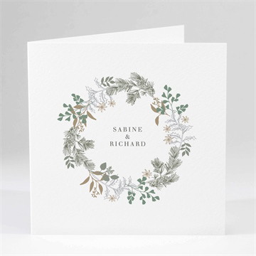 Hochzeitseinladung es weihnachtet!