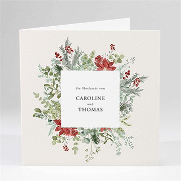 Hochzeitseinladung blumengarten