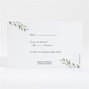 Antwortkarte Hochzeit olivenbaum - vue 2
