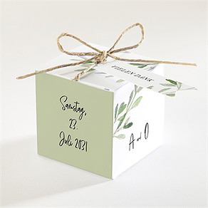 Geschenkbox Hochzeit olivenbaum