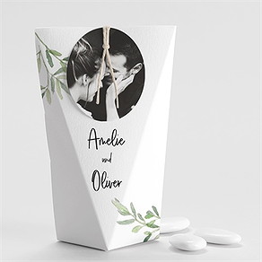 Geschenkbox Hochzeit olivenbaum - schachtel