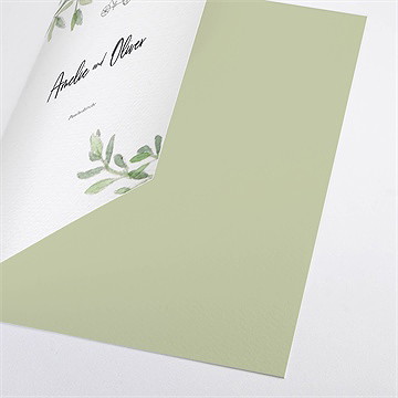 Kirchenheft Hochzeit olivenbaum - vue 2