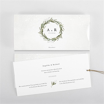 Hochzeitseinladung winterkrone - etui - vue 3