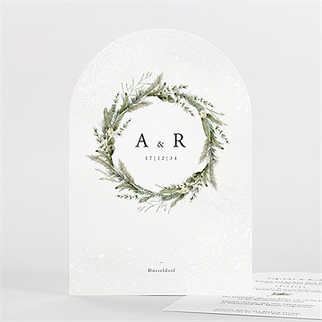 Hochzeitseinladung winterkrone