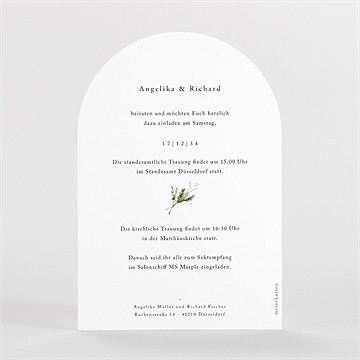 Hochzeitseinladung winterkrone - vue 2