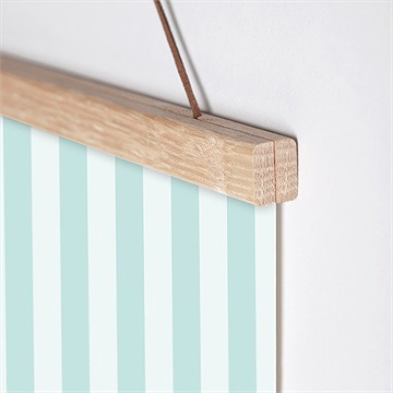 Geburtsposter Blau Gestreift - vue 3