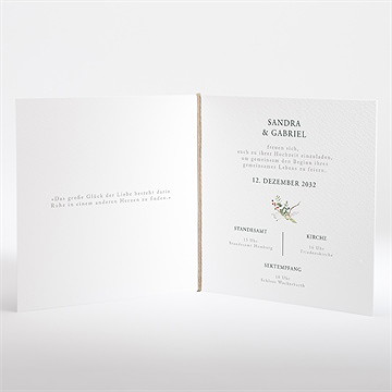 Hochzeitseinladung winterhochzeit - vue 2