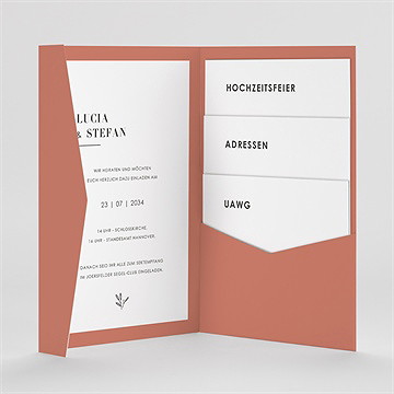 Hochzeitseinladung klassisch schön - vue 2