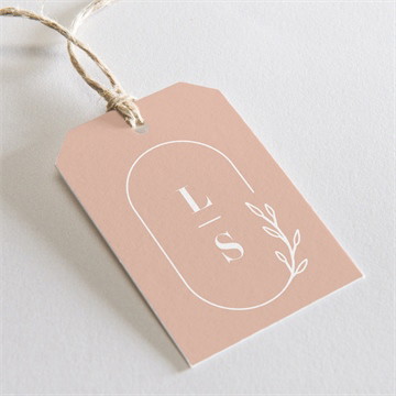 Geschenkanhänger Hochzeit klassisch schön