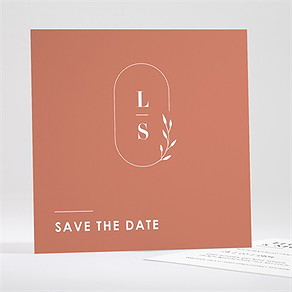 Save the Date Karte klassisch schön