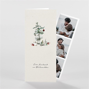 Hochzeitseinladung Wintermärchen