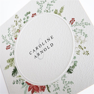 Hochzeitseinladung blumen im winter - vue 2