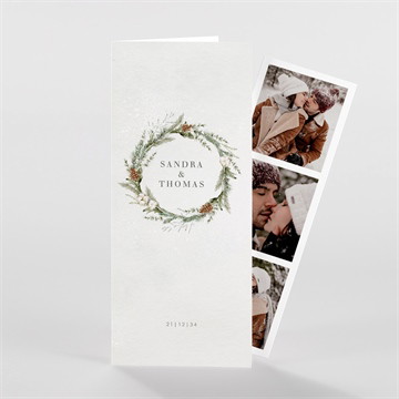 Hochzeitseinladung hochzeit im winter