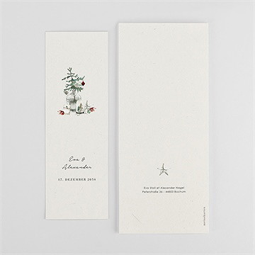 Dankeskarte Hochzeit wintermärchen - vue 4