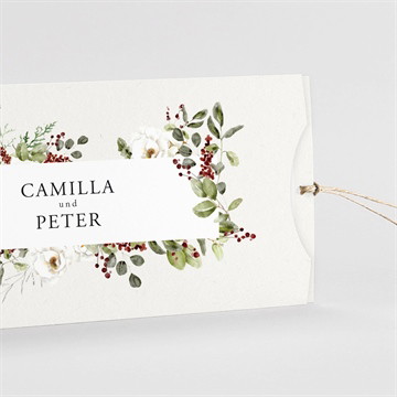 Hochzeitseinladung winterlich romantisch