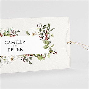 Hochzeitseinladung winterlich romantisch